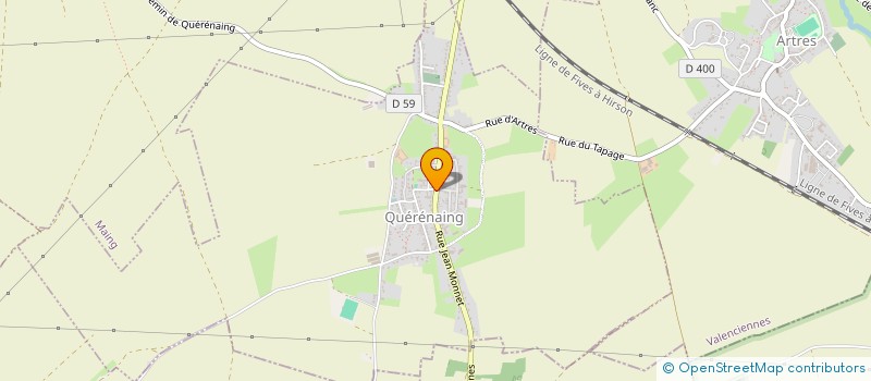 localisation de l'entreprise LA TROUPE QUERENAING THEATRE  QUERENAING