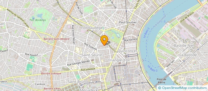 localisation de l'entreprise LA TROUPE SECRETE  BORDEAUX