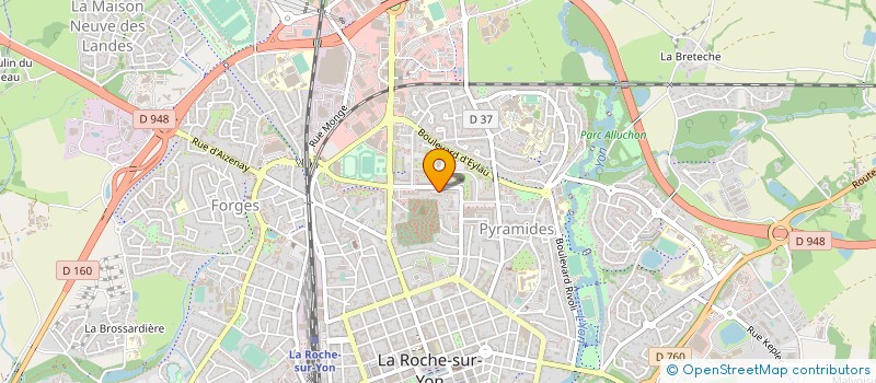 localisation de l'entreprise LA TROUPE THEATRALE LES DEBUTANTS à LA ROCHE-SUR-YON