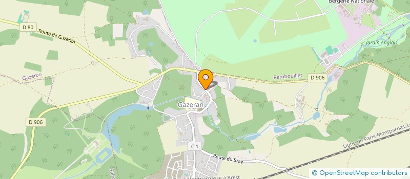 localisation de l'entreprise LA TROUVERIE  RAIZEUX