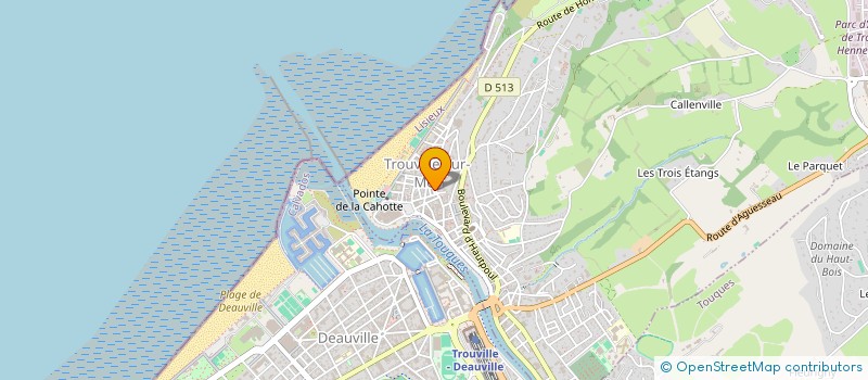 localisation de l'entreprise LA TROUVILLETTE  TROUVILLE-SUR-MER