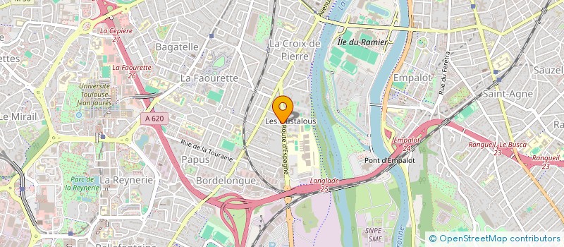 localisation de l'entreprise LA TRUELLE D'OR à TOULOUSE