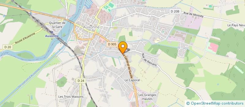 localisation de l'entreprise LA TRUELLE D'OR SOC EXPL ENTR MICHEA J C à AUXONNE