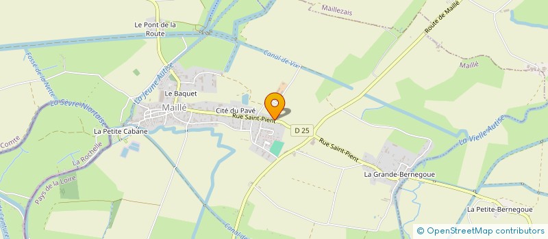 localisation de l'entreprise LA TRUELLE DAMVITAISE à MAILLE