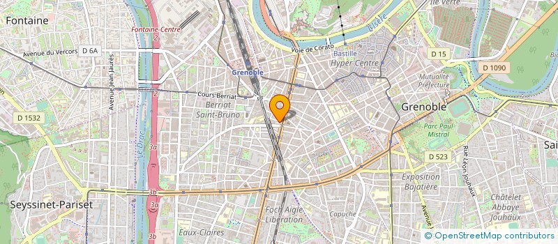 localisation de l'entreprise LA TRUFFE BLANCHE à GRENOBLE