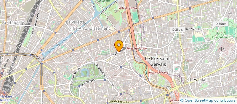 localisation de l'entreprise LA TRUFFE D'ARGENT  PARIS