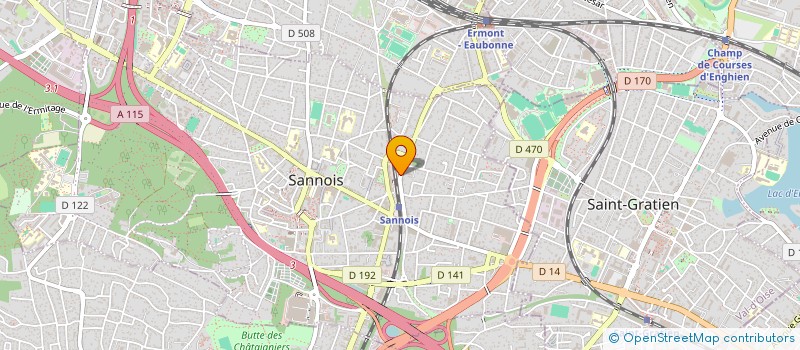 localisation de l'entreprise LA TRUFFE D'OR  SANNOIS