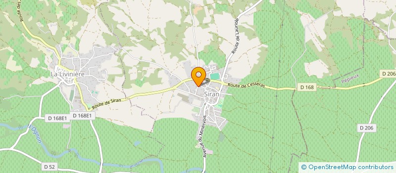 localisation de l'entreprise LA TRUFFIERE DEL BOSC  SIRAN