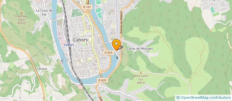 localisation de l'entreprise LA TRUFFIERE HAUTE  CAHORS