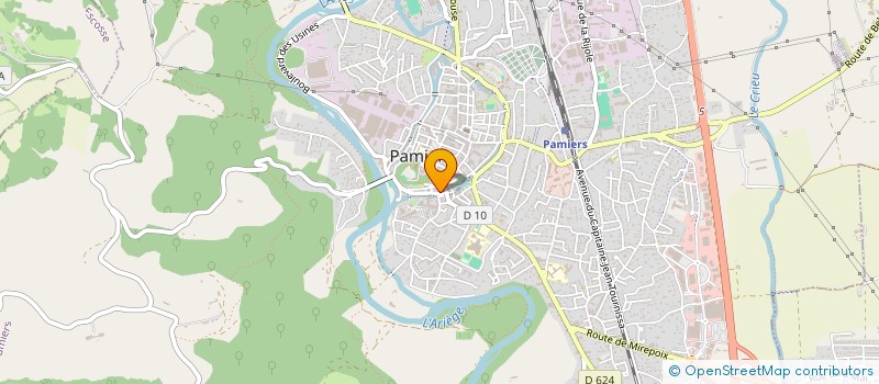 localisation de l'entreprise LA TRUITE APPAMEENNE à PAMIERS