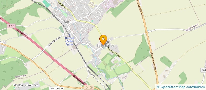 localisation de l'entreprise LA TRUITE BORNELLOISE  BORNEL