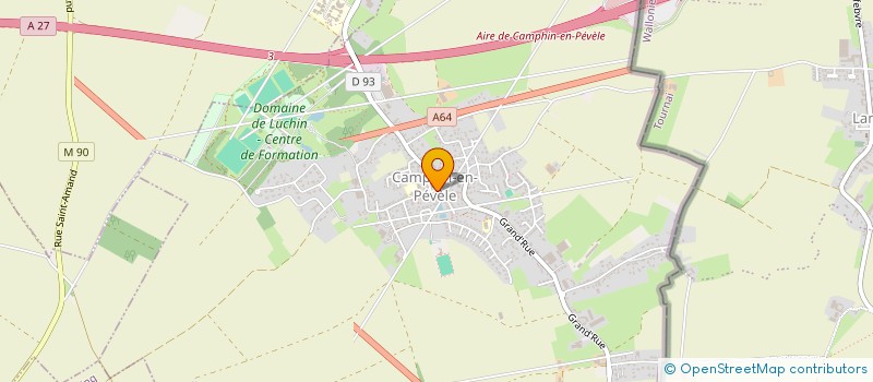 localisation de l'entreprise LA TRUITE CAMPHINOISE à CAMPHIN-EN-PEVELE