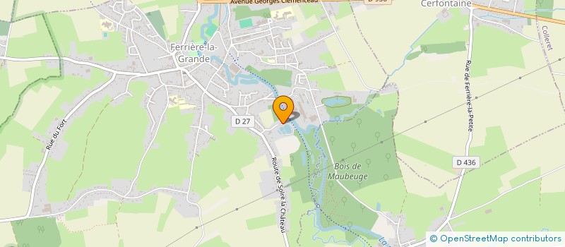 localisation de l'entreprise LA TRUITE DU FAUX RIEUX à FERRIERE-LA-GRANDE