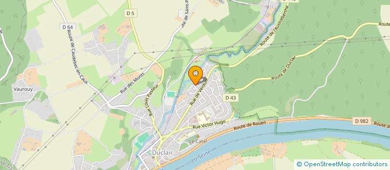 localisation de l'entreprise LA TRUITE DUCLAIROISE  DUCLAIR