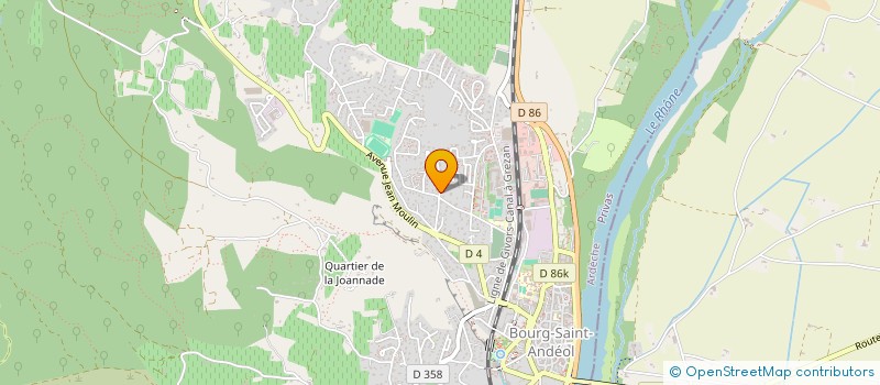 localisation de l'entreprise LA TRUSQUINE  BOURG-SAINT-ANDEOL