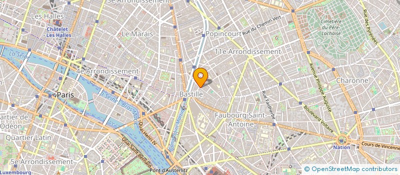 localisation de l'entreprise LA TRUYERE à PARIS