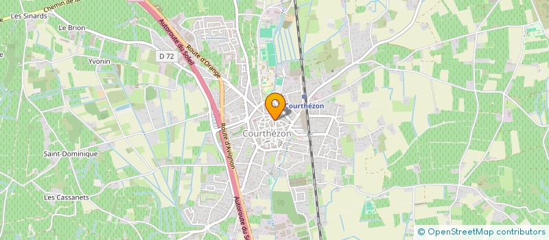 localisation de l'entreprise LA TRUYERE  COURTHEZON