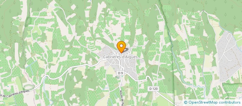 localisation de l'entreprise LA TSARVA  CABRIERES-D AIGUES