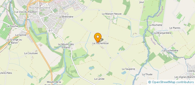 localisation de l'entreprise LA TUCHERESSE  ROCHESERVIERE