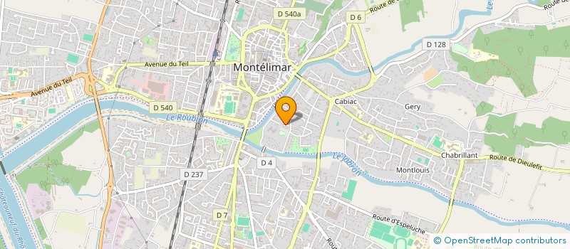 localisation de l'entreprise LA TUCOLE à MONTELIMAR