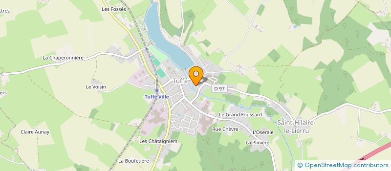 localisation de l'entreprise LA TUFFERIE  TUFFE-VAL-DE-LA-CHERONNE