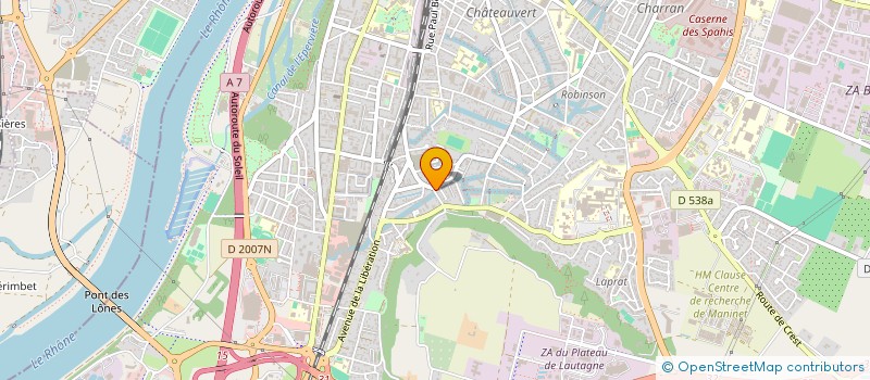 localisation de l'entreprise LA TUILE à VALENCE