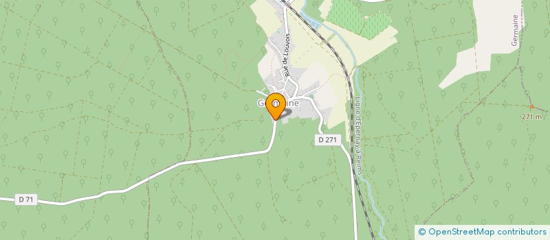 localisation de l'entreprise LA TUILERIE  GERMAINE