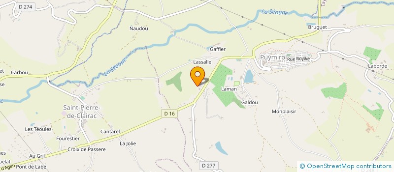 localisation de l'entreprise LA TUILERIE  TAYRAC