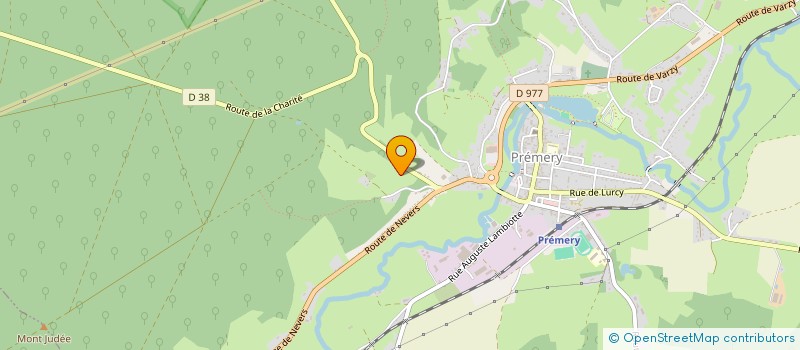 localisation de l'entreprise LA TUILERIE  PREMERY