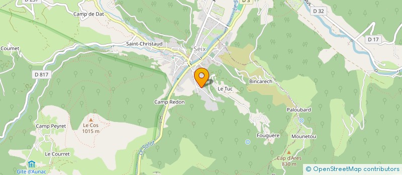 localisation de l'entreprise LA TUILERIE à SEIX