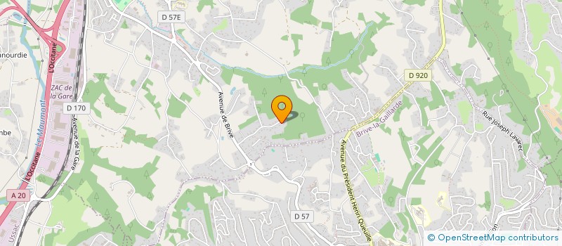 localisation de l'entreprise LA TUILERIE  USSAC