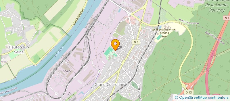 localisation de l'entreprise LA TUILERIE  GRAND-COURONNE