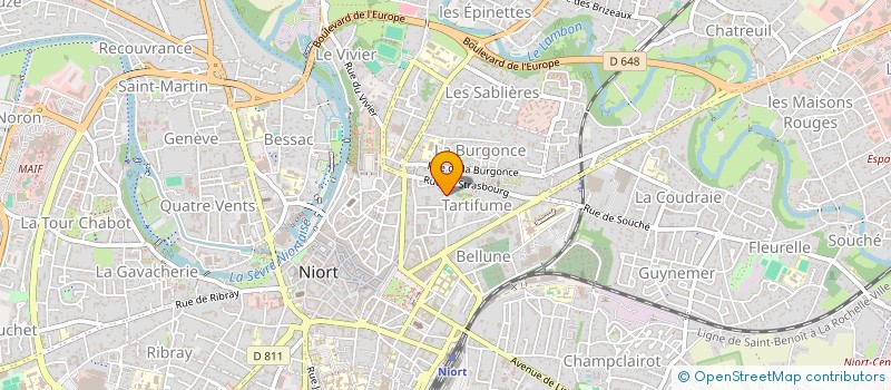 localisation de l'entreprise LA TUILERIE DU MOULIN NEUF à NIORT