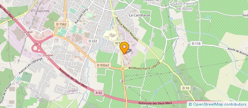 localisation de l'entreprise LA TUILERIE NORD  MAZERES