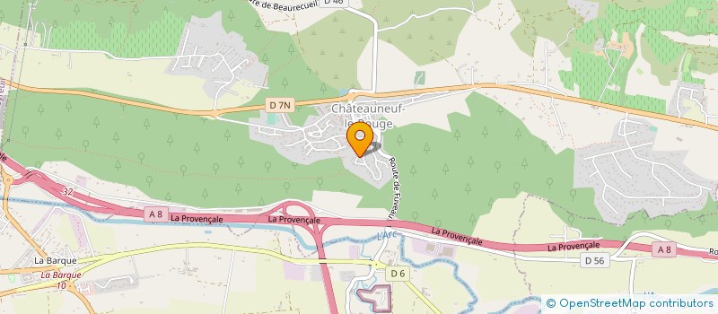 localisation de l'entreprise LA TUILIERE  CHATEAUNEUF-LE-ROUGE