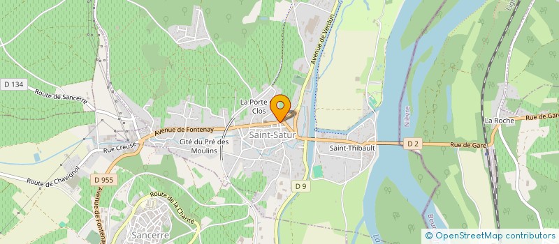 localisation de l'entreprise LA TULIPE  SAINT-SATUR