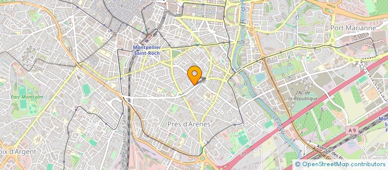 localisation de l'entreprise LA TULIPE à MONTPELLIER