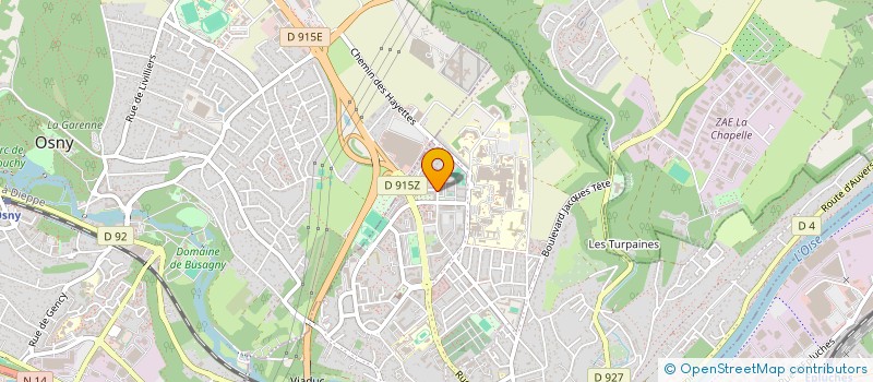 localisation de l'entreprise LA TULIPE  PONTOISE