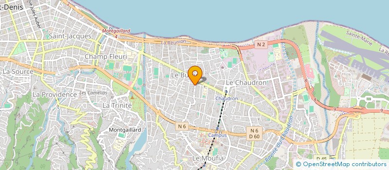 localisation de l'entreprise LA TULIPE à SAINT-DENIS