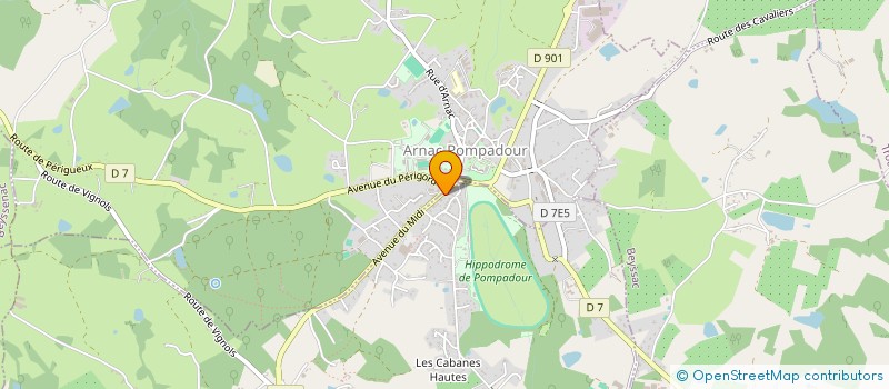 localisation de l'entreprise LA TULIPE DE CORREZE 19  SAINT-SORNIN-LAVOLPS