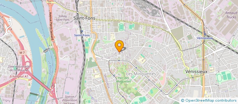 localisation de l'entreprise LA TULIPE DU DESERT  VENISSIEUX