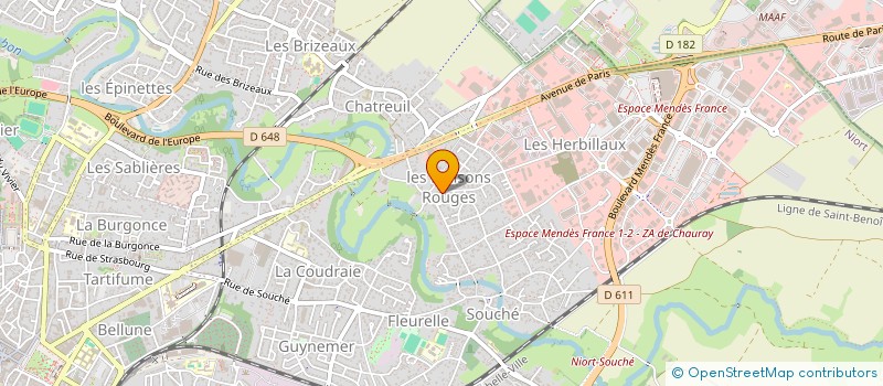 localisation de l'entreprise LA TULIPE NIORT à NIORT