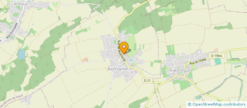 localisation de l'entreprise LA TULISSE  RANTZWILLER