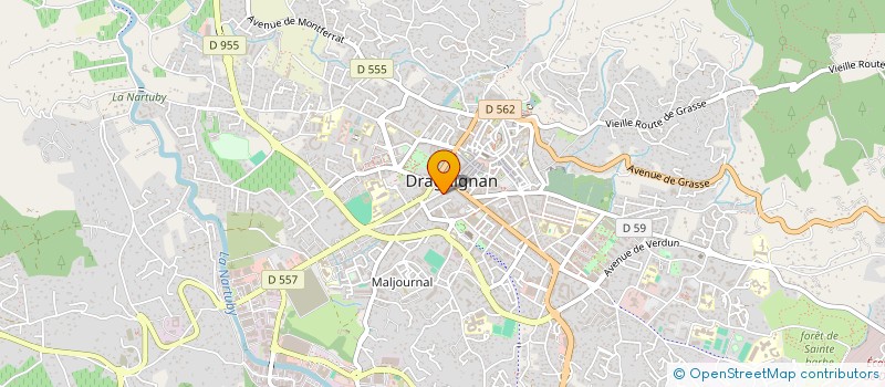 localisation de l'entreprise LA TUNISOISE  DRAGUIGNAN