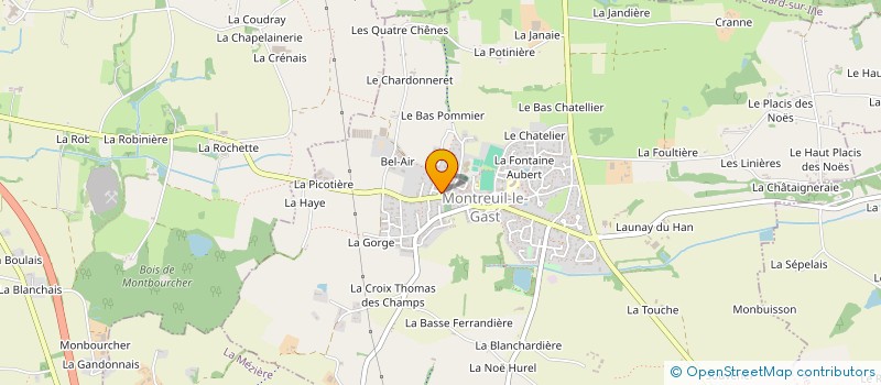 localisation de l'entreprise LA TUQUE JAUNE  MELESSE