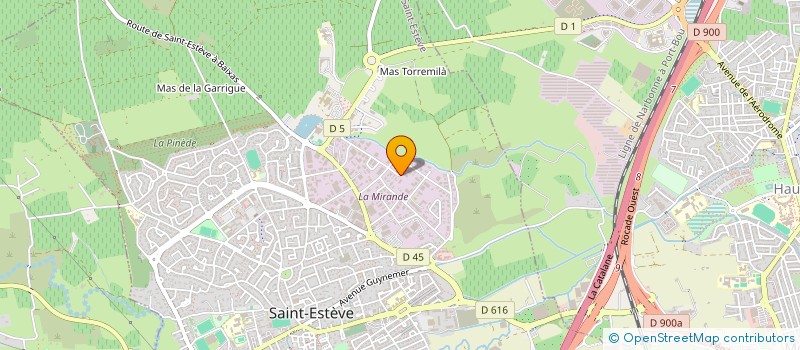 localisation de l'entreprise LA TURKOISE  SAINT-ESTEVE