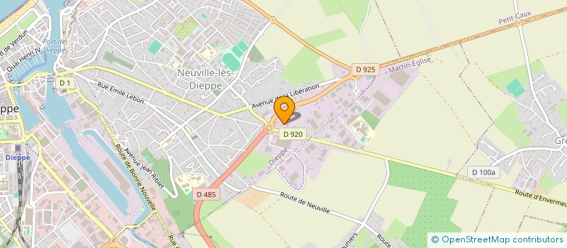 localisation de l'entreprise LA TURKOISE  DIEPPE