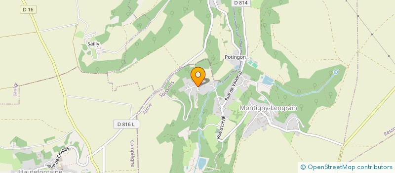 localisation de l'entreprise LA TURLUTTE ENCHANTEE  MONTIGNY-LENGRAIN