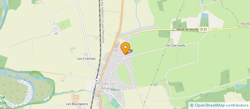 localisation de l'entreprise LA TURNE SAS à BESSAY SUR ALLIER