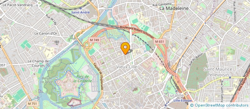 localisation de l'entreprise LA TURQUOISE à LILLE